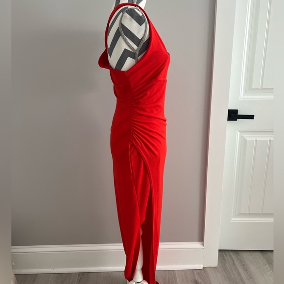 One shoulder maxi dress with split  Brand New! - Picture 2 of 6